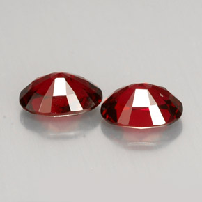 Spinel Gemstone in 6.6 x 4.6 mm Size for Sale, Spinel Stone in Deep Red Color