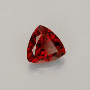 0.86 ct Red Spinel Stone, Natural Spinel in Trillion Facet Shape for Sale