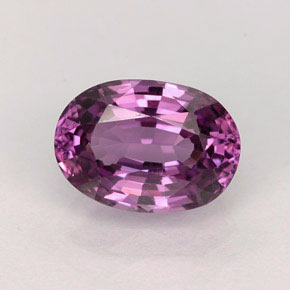 2.12 ct Violet Spinel Gemstone, Spinel Gem in Oval Facet Shape for Sale.