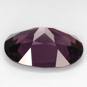 Spinel Gemstone in 14 x 10 mm (calibrated) Size for Sale, Spinel Stone in Deep Purple Color