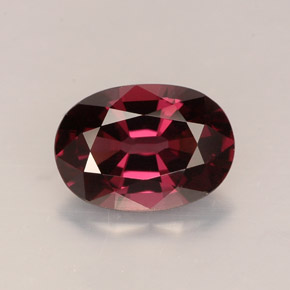 1.64 ct Red Spinel Gemstone, Spinel Gem in Oval Facet Shape for Sale.