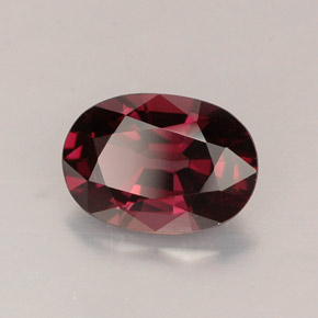 1.64 ct Red Spinel Stone, Natural Spinel in Oval Facet Shape for Sale