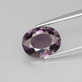 2.03 ct Violet Spinel Gemstone, Spinel Gem in Oval Facet Shape for Sale.