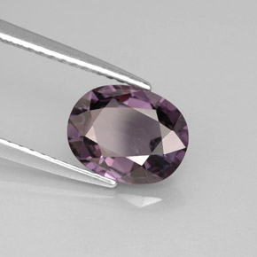 2.03 ct Violet Spinel Stone, Natural Spinel in Oval Facet Shape for Sale