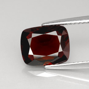 2.83 ct Red Spinel Gemstone, Spinel Gem in Cushion-Cut Shape for Sale.