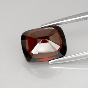 Spinel Gemstone in 9.4 x 7.6 mm Size for Sale, Spinel Stone in Deep Orange Red Color