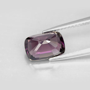 Spinel Gemstone in 9.6 x 6.6 mm Size for Sale, Spinel Stone in Deep Purple Color