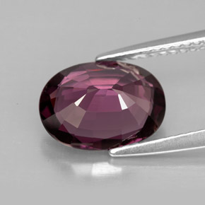 Spinel Gemstone in 10.8 x 8.3 mm Size for Sale, Spinel Stone in Pinkish Purple Color