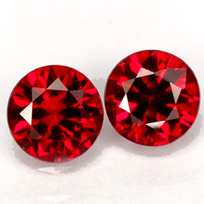 0.73 ct Red Spinel Gemstone, Spinel Gem in Diamond-Cut Shape for Sale.