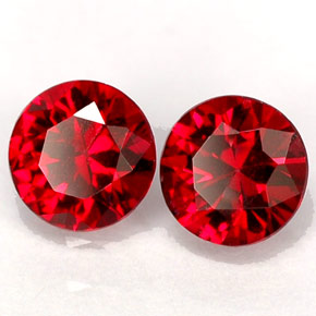 0.73 ct Red Spinel Stone, Natural Spinel in Diamond-Cut Shape for Sale