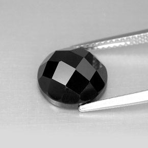 Spinel Gemstone in 10 mm (calibrated) Size for Sale, Spinel Stone in Black Color