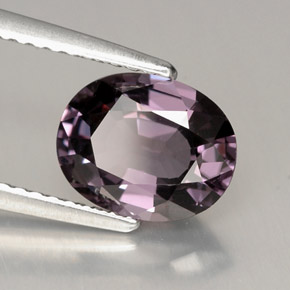 1.99 ct Violet Spinel Stone, Natural Spinel in Oval Facet Shape for Sale
