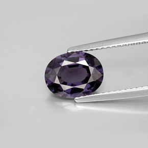 2.07 ct Violet Spinel Gemstone, Spinel Gem in Oval Facet Shape for Sale.