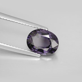 2.07 ct Violet Spinel Stone, Natural Spinel in Oval Facet Shape for Sale