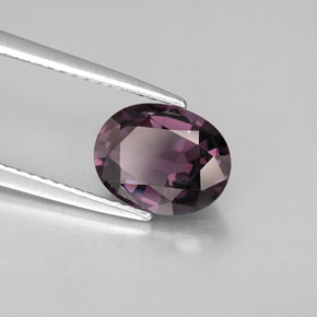 2.10 ct Violet Spinel Stone, Natural Spinel in Oval Facet Shape for Sale