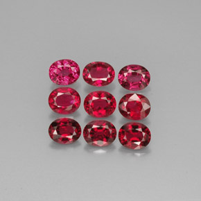 4.15 ct Red Spinel Gemstone, Spinel Gem in Oval Facet Shape for Sale.