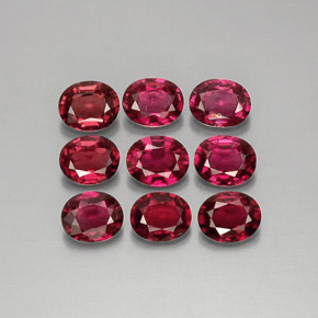 3.52 ct Red Spinel Stone, Natural Spinel in Oval Facet Shape for Sale