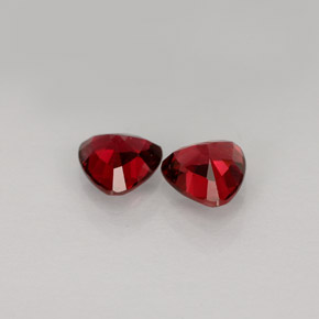 Spinel Gemstone in 5 x 5 mm (calibrated) Size for Sale, Spinel Stone in Deep Red Color