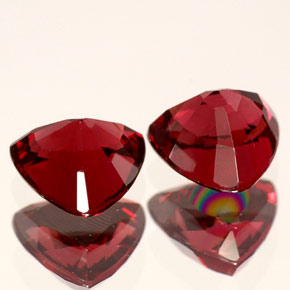 Spinel Gemstone in 5 x 5 mm (calibrated) Size for Sale, Spinel Stone in Red Color