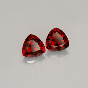 1.09 ct Red Spinel Stone, Natural Spinel in Trillion Facet Shape for Sale