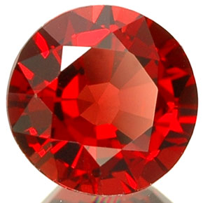 0.70 ct Red Spinel Stone, Natural Spinel in Round Facet Shape for Sale