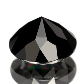 Spinel Gemstone in 9 mm (calibrated) Size for Sale, Spinel Stone in Black Color