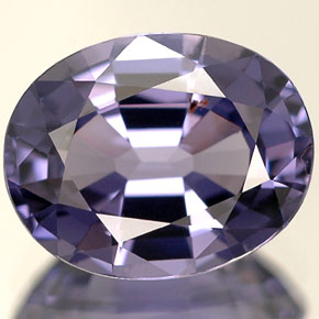 2.55 ct Violet Spinel Gemstone, Spinel Gem in Oval Facet Shape for Sale.