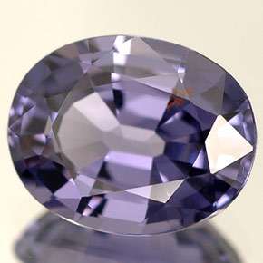 2.55 ct Violet Spinel Stone, Natural Spinel in Oval Facet Shape for Sale