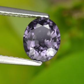 1.21 ct Purple Spinel Stone, Natural Spinel in Oval Facet Shape for Sale