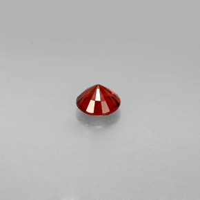 Spinel Gemstone in 5 mm (calibrated) Size for Sale, Spinel Stone in Deep Red Orange Color