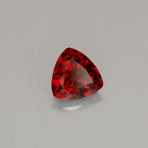 0.53 ct Red Spinel Stone, Natural Spinel in Trillion Facet Shape for Sale