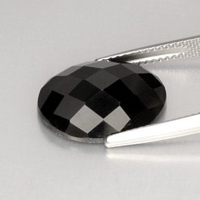 Spinel Gemstone in 16 x 12 mm (calibrated) Size for Sale, Spinel Stone in Black Color