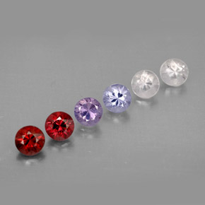 1.45 ct Multicolor Spinel Stone, Natural Spinel in Diamond-Cut Shape for Sale