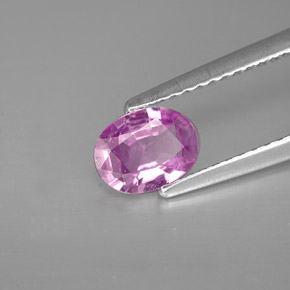0.70 ct Violet Spinel Stone, Natural Spinel in Oval Facet Shape for Sale