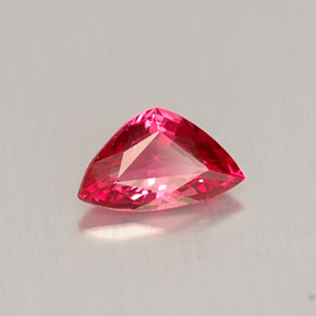 0.44 ct Red Spinel Stone, Natural Spinel in Trillion Facet Shape for Sale
