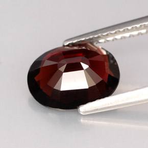 Spinel Gemstone in 9 x 7 mm (calibrated) Size for Sale, Spinel Stone in Deep Red Color