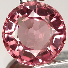 1.13 ct Pink Spinel Gemstone, Spinel Gem in Round Facet Shape for Sale.