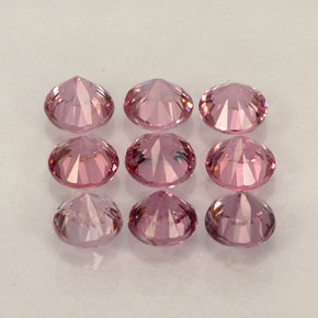 Spinel Gemstone in 3 mm (calibrated) Size for Sale, Spinel Stone in Rose Pink Color