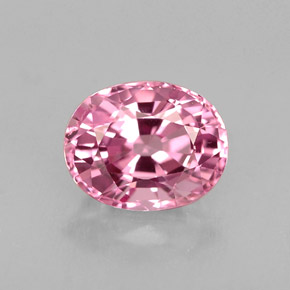 1.09 ct Pink Spinel Gemstone, Spinel Gem in Oval Facet Shape for Sale.