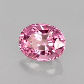 1.09 ct Pink Spinel Stone, Natural Spinel in Oval Facet Shape for Sale