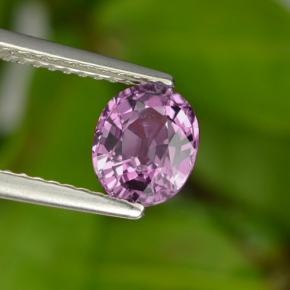 1.19 ct Purple Spinel Stone, Natural Spinel in Oval Facet Shape for Sale