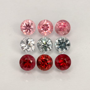 1.29 ct Multicolor Spinel Gemstone, Spinel Gem in Diamond-Cut Shape for Sale.