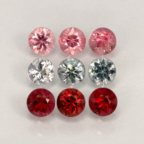 1.29 ct Multicolor Spinel Stone, Natural Spinel in Diamond-Cut Shape for Sale