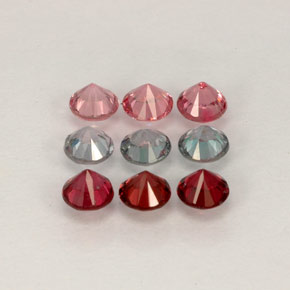 Spinel Gemstone in 3 mm (calibrated) Size for Sale, Spinel Stone in Multicolor Color
