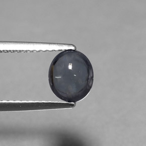 1.32 ct Gray Spinel Stone, Natural Spinel in Oval Cabochon Shape for Sale