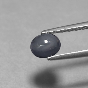Spinel Gemstone in 7 x 6 mm Size for Sale, Spinel Stone in Gray Color