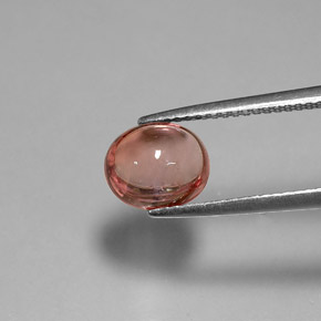 2.47 ct Pink Spinel Gemstone, Spinel Gem in Oval Cabochon Shape for Sale.