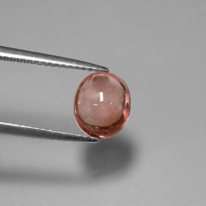 2.47 ct Pink Spinel Stone, Natural Spinel in Oval Cabochon Shape for Sale