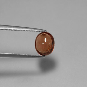 1.61 ct Orange Spinel Gemstone, Spinel Gem in Oval Cabochon Shape for Sale.
