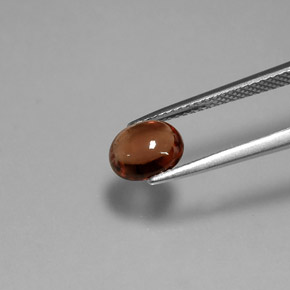 Spinel Gemstone in 7.9 x 6.6 mm Size for Sale, Spinel Stone in Red Orange Color